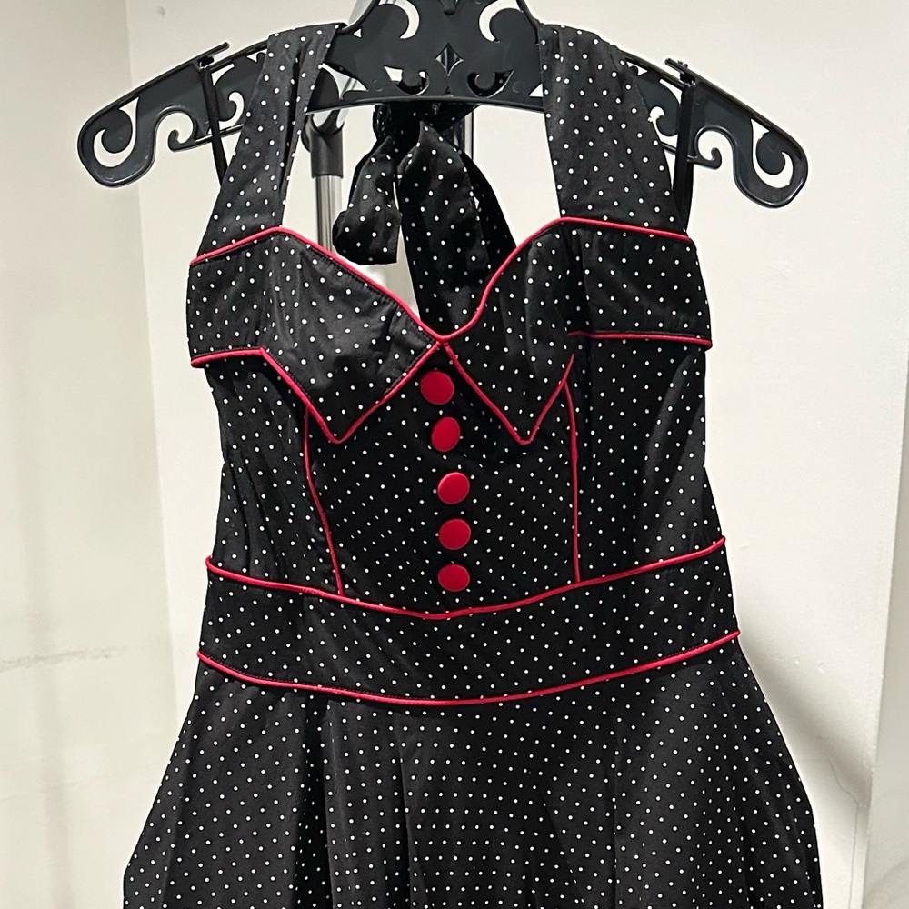 Pin Up Inspired Halter Dress - New